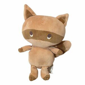 2005 Gymboree Raccoon Corduroy Plush Stuffed Toy 8"